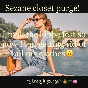 Check out my sezane purge